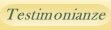 Testimonianze